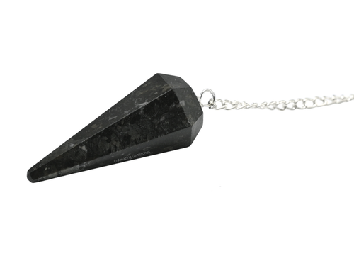 Péndulo de cristal de radiestesia Nuummite - Imagen 7 de 7