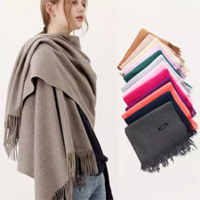 Cashmere Scarf Wool Blend Shawl Ladies Soft Large Thick Warm Luxury Wrap scarves