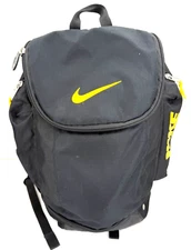 Nike Elite Zip Carry-On Strap Basketball Backpack Multi-Pocket Black and Gold