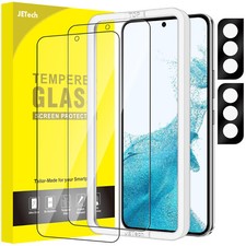 Screen Protector for Samsung Galaxy S22 Plus 5G with Camera Lens Protector