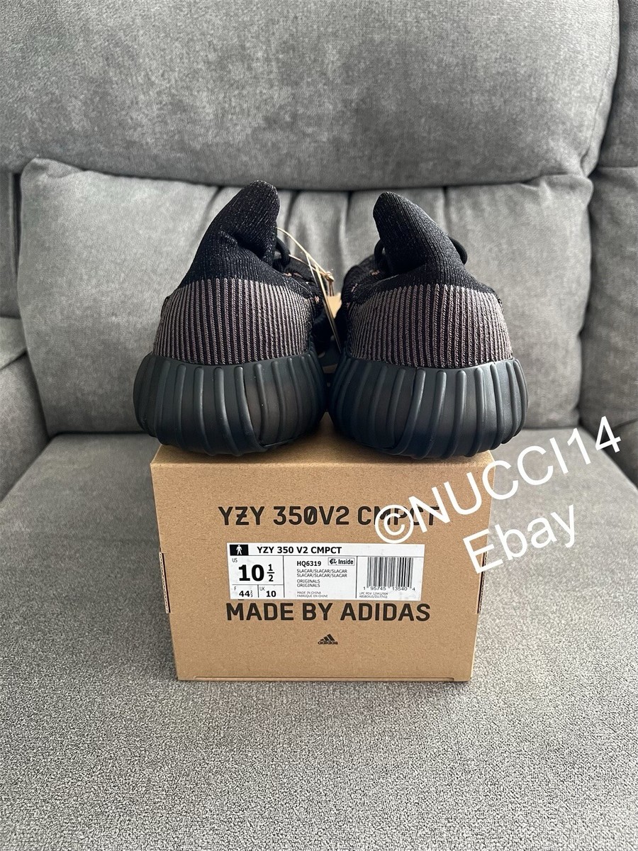Size 10.5 - New Adidas Yeezy 350 Boost V2 CMPCT Slate Carbon