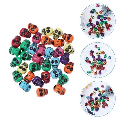 Halloween Halskette Schmuck Machen Halloween Tisch Confettie Acryl Schädel