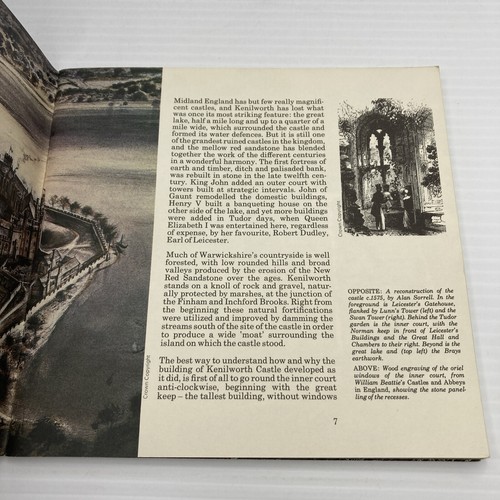 Kenilworth Castle D. F. Renn 1973 Vintage Souvenir Guidebook England Booklet - Picture 11 of 12