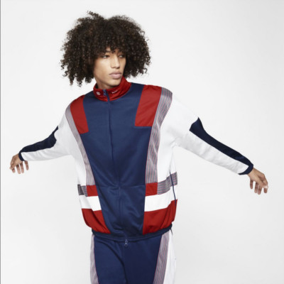 NIKE X-Clot Track Full Zip Jacket USA BQ5431-455 Blue Red/White NWT Men's Small