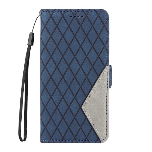 Grid Leather Wallet Stand Phone Case For iPhone 16 15 14 13 12 11 Pro Max XR 7 8 - 第 10/52 張圖片