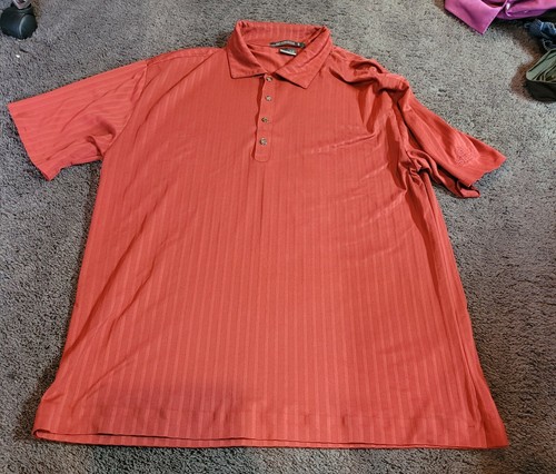 Nike Golf Polo Shirt Large Maroon Tiger 
