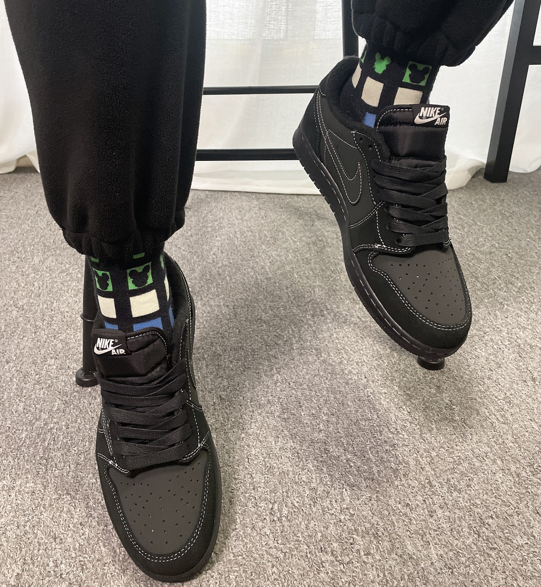 Nike Air Jordan 1 Low Travis Scott Black Phantom AJ1×TS Nike Air Jordan 1 Low Travis Scott Black Phantom AJ1×TS