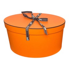 Hermes Cardboard Hat Box L13xW11.5xH6.5 Great...