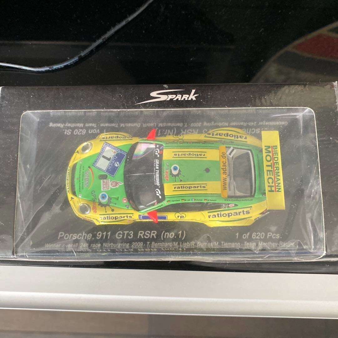 ミニカー MantheyRacing Porsche 911 GT3 RSR 2009 Spark 1/43 Mantheyracing Porsche 911 Gt3 Rsr 2009 Minicar | eBay