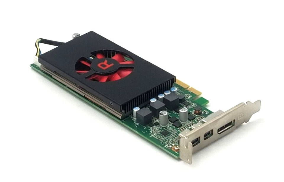 DELL AMD Radeon RX 640 4GB GDDR5 GPU Low Profile P/N: 06044M -DPort & Mini DPort - Image 2 of 4