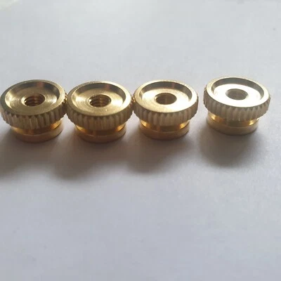 4er Set Messing HT Terminal Zündkerzen Rändelschrauben Vintage Austin 7 Morris 8 - Bild 1 von 4