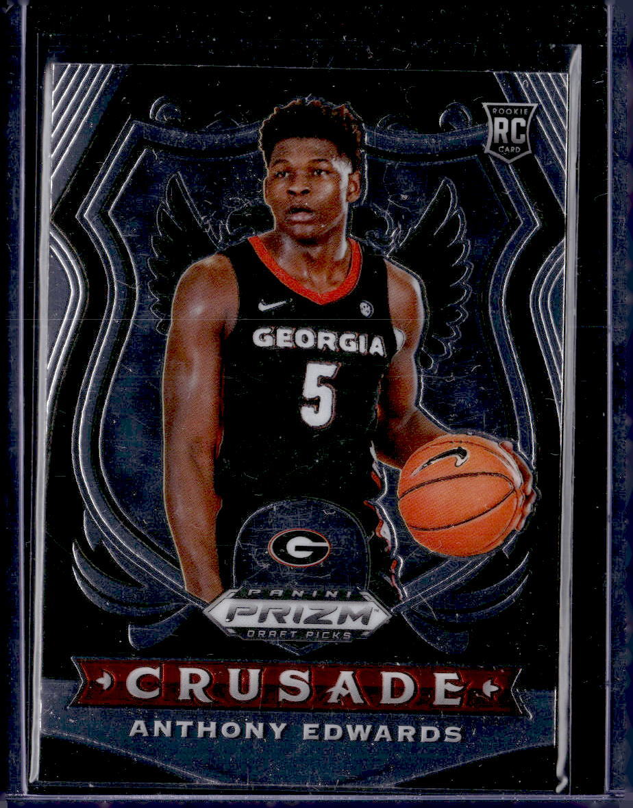 2020 Panini Prizm Draft Picks Collegiate #81 Anthony Edwards