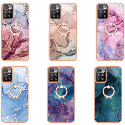 Ring Farbe Marmor Silikon Back Case Handyhülle für Xiaomi Redmi 12C 11A Note 12