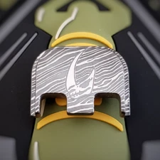 Titanium Glock Back Plate Gen 1-5 - Mud, horn, Beskar OG V2