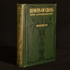 1900 Leaves of Grass Walt Whitman Gathered Leaves Illustrated