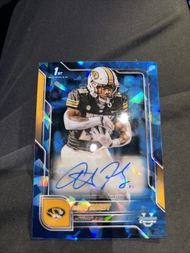 2025 Bowman Chrome U Sapphire Ahmad Hardy 1st Prospect #176 Tigers Auto