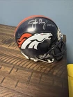 John Elway Autographed Mini Helmet with Gridiron COA read Description