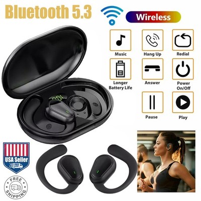 Bluetooth 5.3 Open Headphones Running and Cycling Sports Wireless Headphones NEW