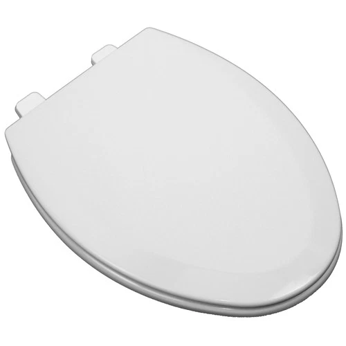 PROFLO PFTSHEC2000 White Elongated Closed Front Toilet Seat & Lid - Picture 4 of 8
