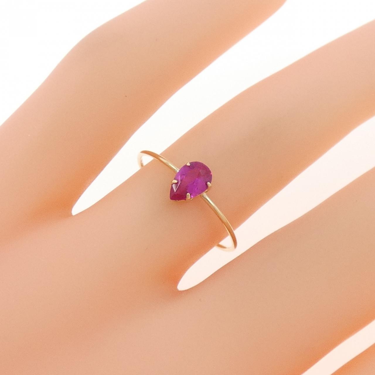 Authentic Agate Synthetic Ruby Ring #230-000-308-… - image 5