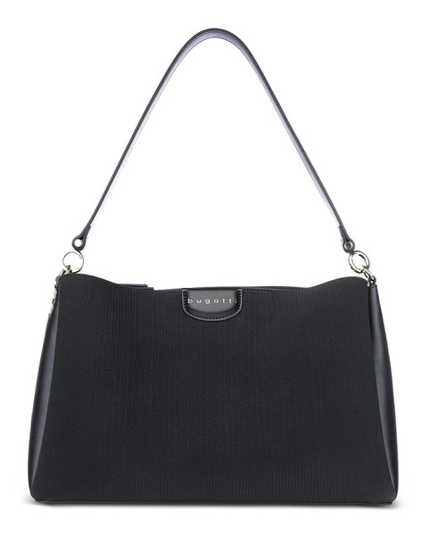 Bugatti Leah Shoulder Bag L Schultertasche UmhäNgetasche Tasche Black Schwarz-image