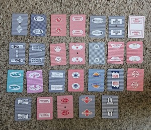 52 Different Las Vegas Casino Playing Cards -  1 Complete Deck