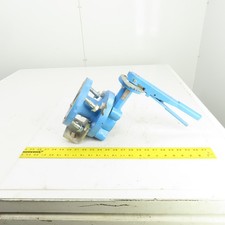 Bray Ser. 31H 2-1/2" Manual Butterfly Valve 250PSI 4-Bolt 7" Flange OD