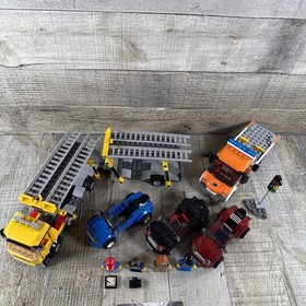 LEGO City Auto Transporter 60060 + Flatbed Truck 60017 Complete No Manual/Box