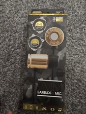 Sentry Bullets 9mm Earbuds in Gold Sentry HG9...