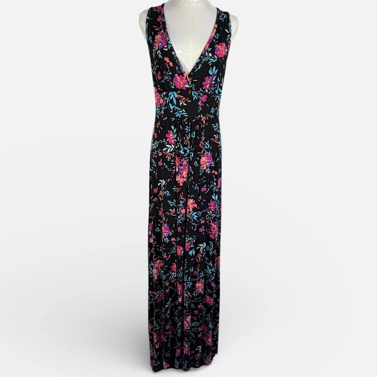 knee length dresses for ladies LoveShackFancy Eline Silk Floral Maxi Dress