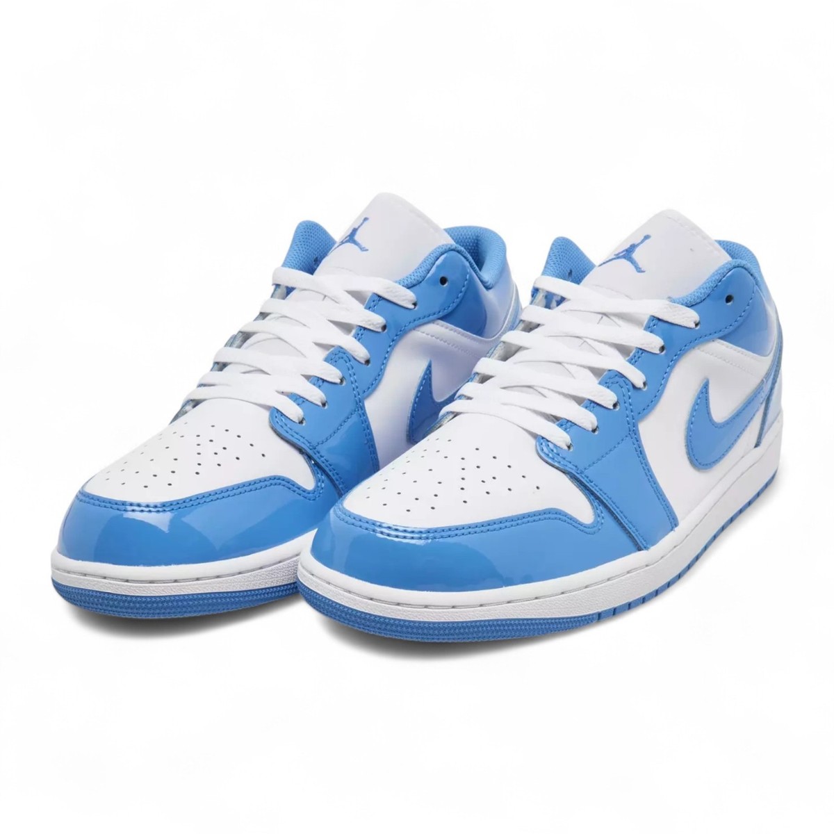 Air Jordan 1 Low SE Leather Sneakers White Legend Blue