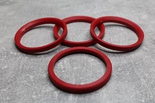 4x SET Zentrierringe Distanzringe 76,0 mm x 64,1 mm dunkelrot für Alufelgen