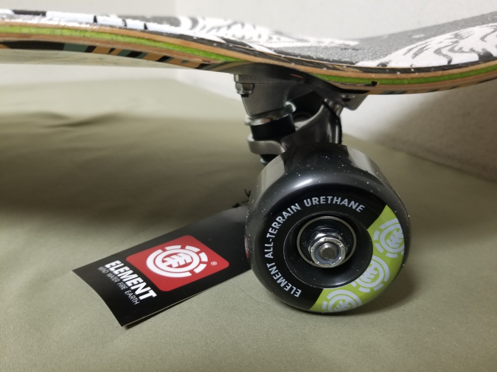 New Element Timber High Dry Cruiser Skateboard Complete.   9.5