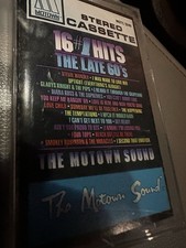 Motown Cassette Classic 16 1 Hits From The Early 60's RETRO audio music GROUPS