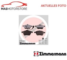 SATZ BREMSBELÄGE BREMSKLÖTZE VORNE ZIMMERMANN 233929001 P FÜR AUDI TT,A3,8L1