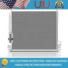 CU3331 AC Condenser Aluminum For 2005-2017 Nissan Frontier 05 Nissan Xterra 2.5L