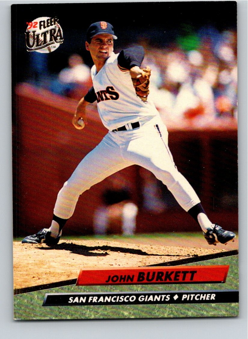 1992 Ultra #286 John Burkett San Francisco Giants Free Shipping!
