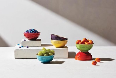 Le Creuset Rainbow Ceramic Cereal Bowl Set - 460ml, Pack of