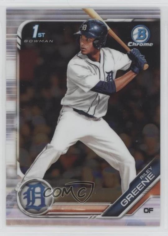 2019 Bowman Draft Chrome Riley Greene (Batting) #BDC-50 12g7