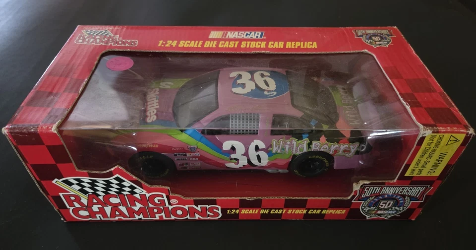 Racing Champions NASCAR Oro Serie Conmemorativa 1/24 #36 M&M's Ernie Irvan Foto 3 de 4