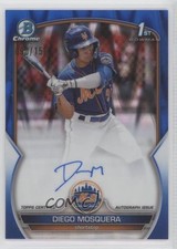 2023 Bowman Chrome Prospect Blue RayWave Refractor /150 Diego Mosquera Auto 03ox