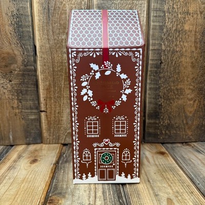 POTTERY BARN REED DIFFUSER SET GINGERBREAD SPICE CERAMIC HOUSE CHRISTMAS HOLIDAY