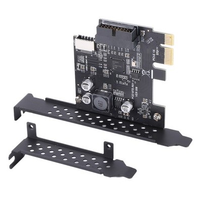 PCI-E 1X zu USB 3.2 GEN1 5 Gbit/S 20Pin Front Platten Header (Zu Typ-C Fron1002