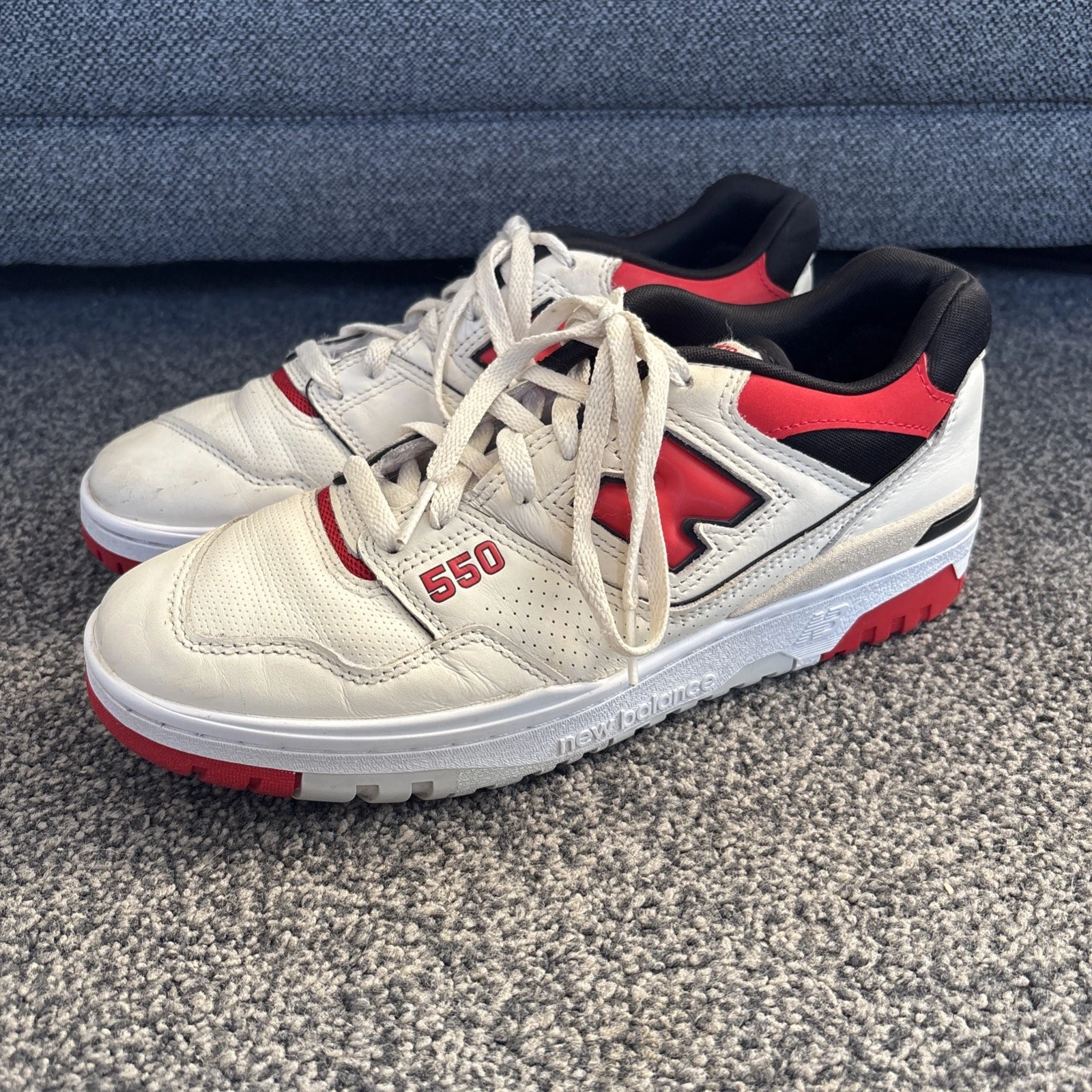 Scarpe sneakers uomo New Balance 550 sale marino vero rosso UK 9 5 BB550VTB