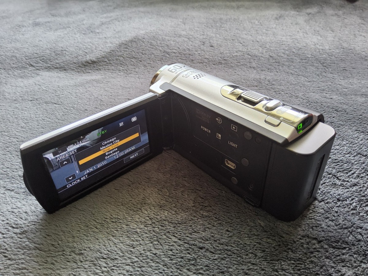 Sony DCR-SX63 16 GB Camcorder - Silver for sale online | eBay