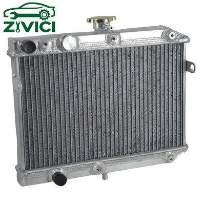 Aluminum Silver Radiator For 2007-2015 08 09 10 Suzuki King Quad 450/500/700/750