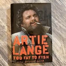 SIGNED Artie Lange Book &ldquo;Too Fat to Fish&rdquo; 2008  1st Edition Hardcover