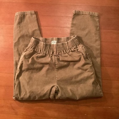 Uncle Fu Retro Clothing Men's Corduroy Pants in Tan Size S
