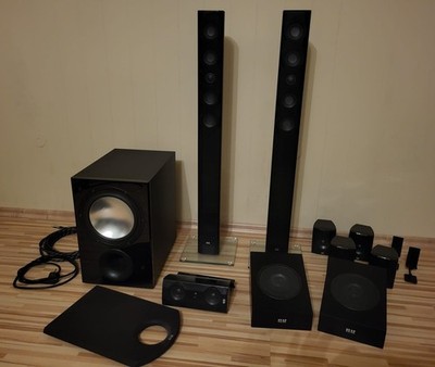 Dolby Surround System 5.1 + Atmos u. Säulenlautsprecher Marke ELAC 
