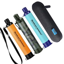 Water Filters, Personal Water Filtration Straw Survival with Storage Case